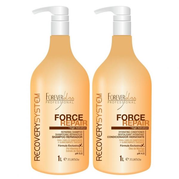 Forever Liss - Force Repair Kit Shampoo e Condicionador 1L