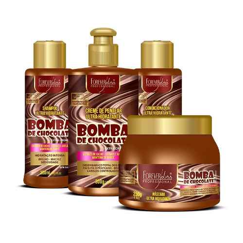 Forever Liss Kit Bomba de Chocolate Máscara 250g