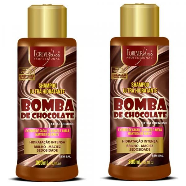 Forever Liss Kit Bomba de Chocolate Shampoo C/2