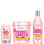 Forever Liss - Kit Desmaia Cabelo Shampoo, Leave In e Máscara