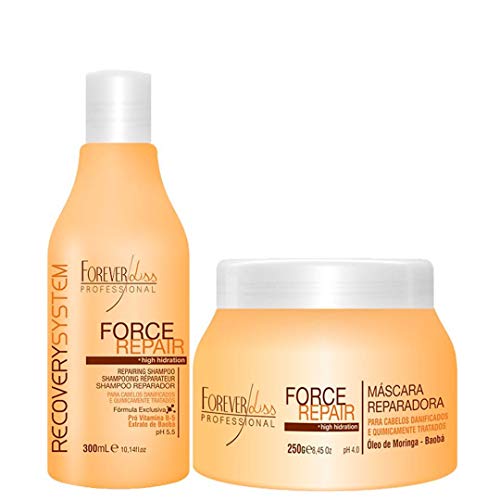Forever Liss Kit Force Repair Shampoo e Máscara
