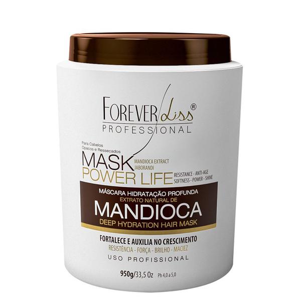 Forever Liss Máscara de Mandioca 950g Hidratante Power Life
