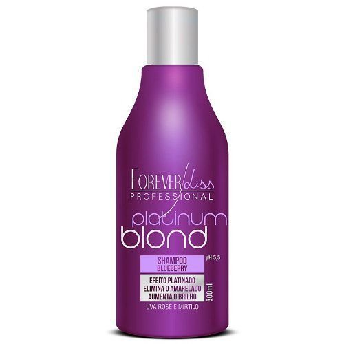 Forever Liss Platinum Blond Matizador Shampoo 300ml (Kit C/06)