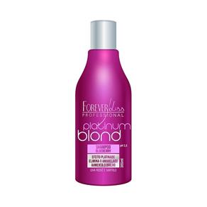Forever Liss Platinum Blond Shampoo Matizador Blue 300ml