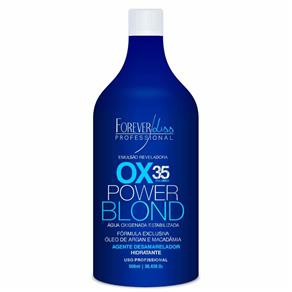 Forever Liss Power Blond Agua Oxigenada 35 Volumes 900ml-Fab Forever Liss Cosméticos