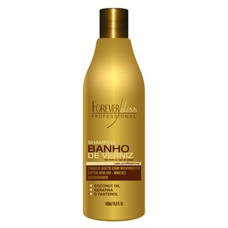 Forever Liss Shampoo Extra Brilho Banho de Verniz - Shampoo 500ml