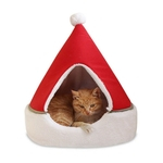 Forma Árvore de Natal bonito do gato Pet Dog House lavável Inverno Quente dormir Nest Bed