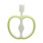 Forma beb¨º Silicone Training Escova da Apple Seguro Teether Chew Toys