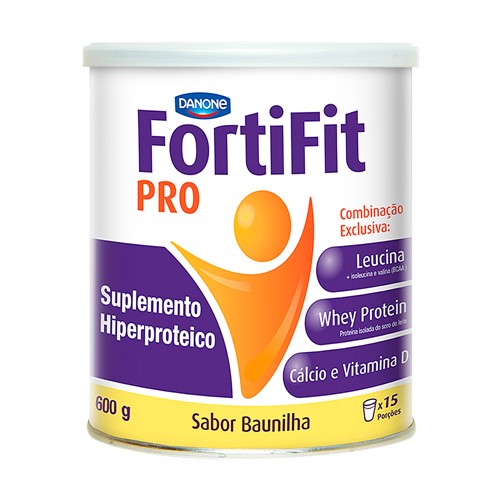 FortiFit PRO Baunilha Suplemento Hiperproteico 600g