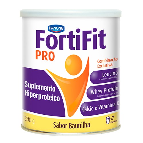 FortiFit PRO Baunilha Suplemento Hiperproteico 280g