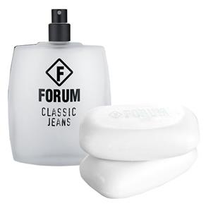 Forum Jeans Eau de Toilette Forum - Kit de Perfume Masculino + Sabonete Corporal Kit