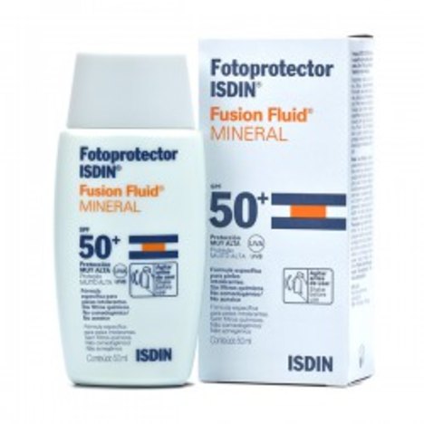 Fotoprotector Fusion Fluid Mineral Isdin Fps 50 - 50Ml