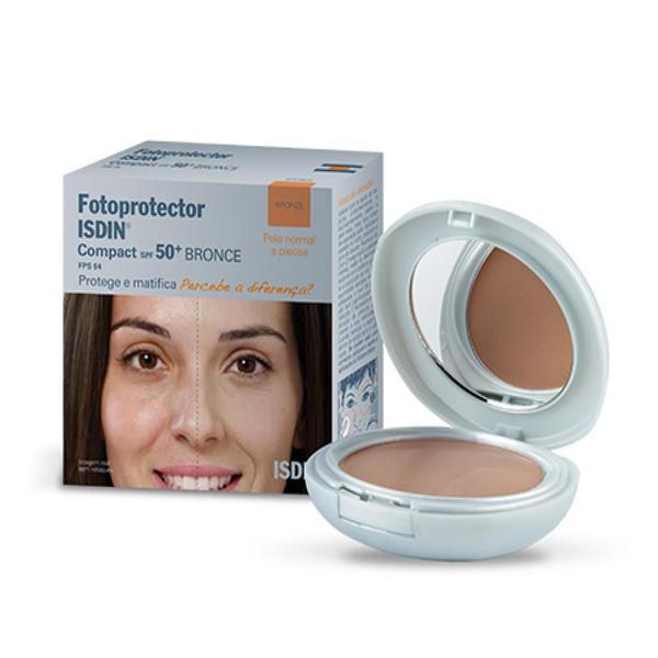 Fotoprotector Isdin Compact FPS 50+ Bronze 10g + Sabonete Oil Control 15g