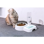 Fountain Pet Automático Água Bacia do alimento para gatos Cães