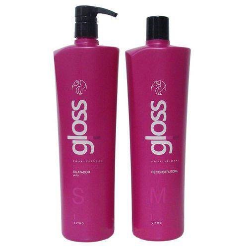 Fox Gloss Escova Progressiva Shampoo e Máscara 2x 1000ml
