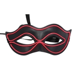 Fox incandescência Máscara LED Fio máscara máscaras Sexy Meia cara do Flash