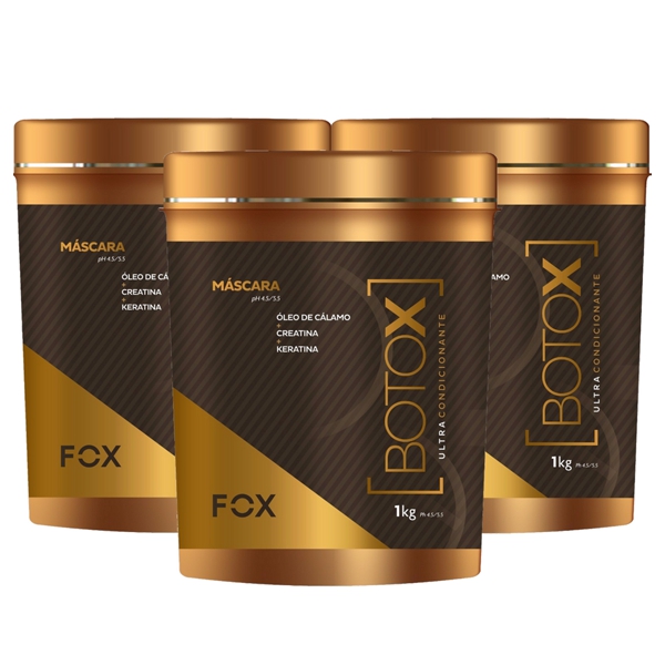 Fox Kit 3 Botox Ultra Condicionante 1Kg