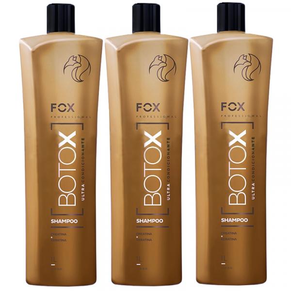 Fox 3 Shampoo Dilatador Anti Resíduos 1L