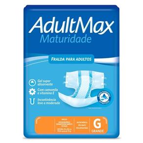Fralda Adultmax Maturidade Plus G com 20 Unidades