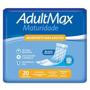 Fralda Adultmax Maturidade Plus M com 20 Unidades