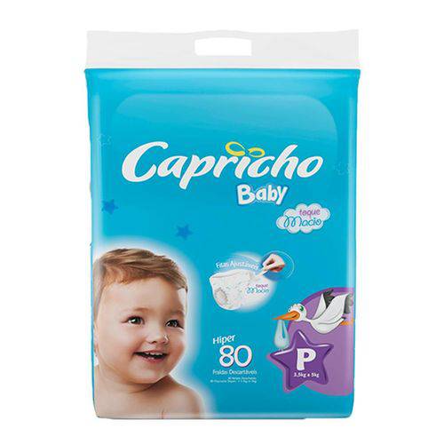 Fralda Capricho Baby P 80