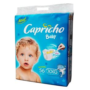 Fralda Capricho Baby Sxg com 56 Tiras