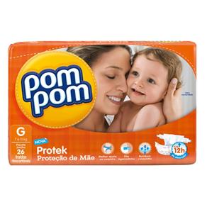 Fralda Descartável Pom Pom - Proteção de Mãe - G