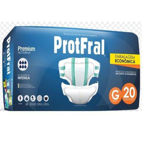 Fralda Geri. Protfral Premium G 5 Pct. C/20 Cxf