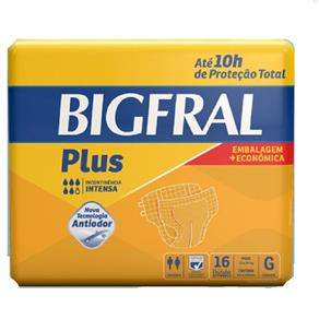 Fralda Geriatrica Bigfral Plus - G 4 Pct.C/16 Cxf