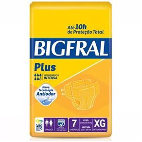Fralda Geriatrica Bigfral Plus - Xg 8 Pct. C/7 Cxf
