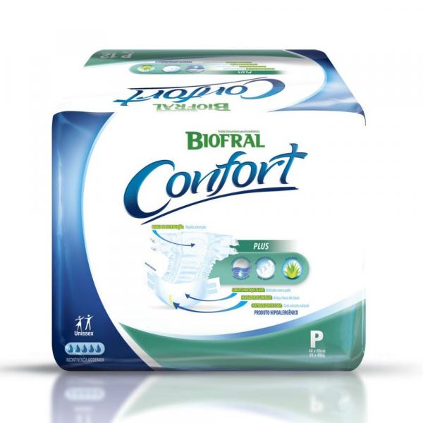 Fralda Geriátrica Biofral Confort Plus P 12 Unidades - Tena