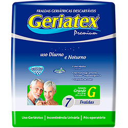 Fralda Geriátrica Geriatex Premium G - 7 Unidades