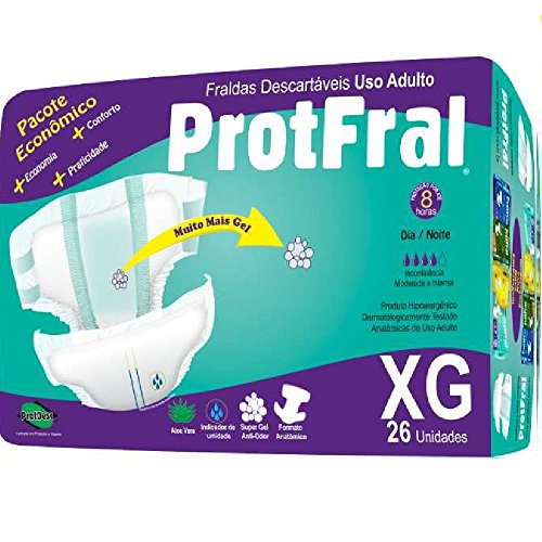 Fralda Geriatrica Protfral Xg 4 Pct.c/26 Cxf