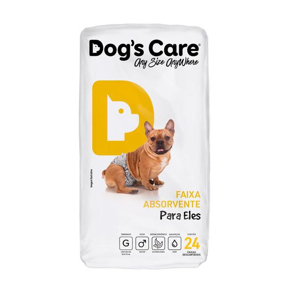 Fralda Higiênica Eco Dogs Care para Cães Machos 24 Unidades - Tamanho G - Dog'S Care