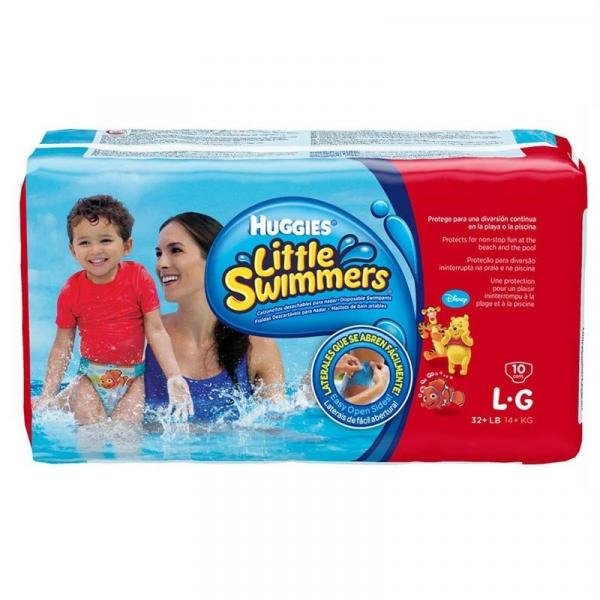 Fralda Huggies Little Swimmers G 10 Unidades