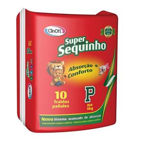 Fralda Infantil - C/10 Super Sequinho - P