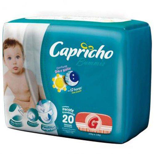 Fralda Infantil Capricho Bummis - Tamanho G - 20 Unidades