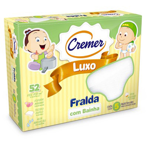 Fralda Luxo C/Bainha Cremer
