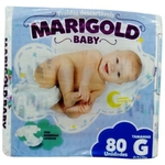 FRALDA MARIGOLD BABY G 80 un