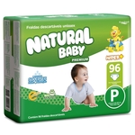 Fralda Natural Baby - P -96 Unidades