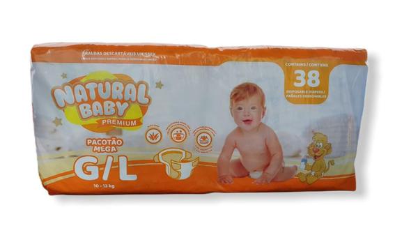 Fralda Natural Baby Premium G - 38 Unidades