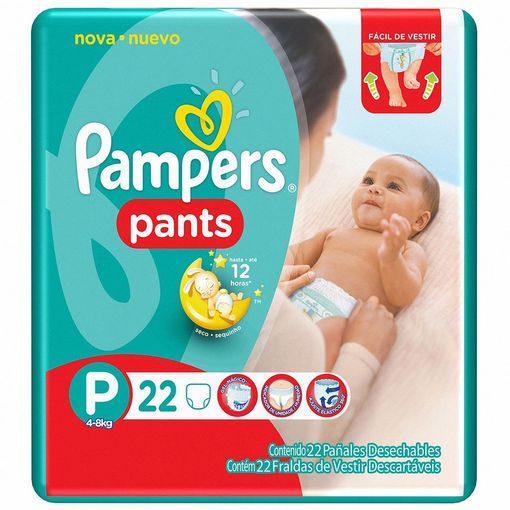 Fralda Pampers Pants P Descartável Kit com 176 Unidades