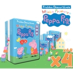 Fralda Peppa Pig Pratico G Kit Com 4 Pct, 64 Uni.