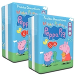 Fralda Peppa Pig Pratico G Kit Com 2 Pct 32 Uni.