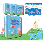 Fralda Peppa Pig Pratico M Kit Com 4 Pct, 72 Uni.