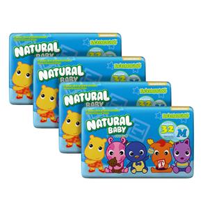 Fraldas Natural Baby Backyardigans Premium M - Kit com 128 Unidades