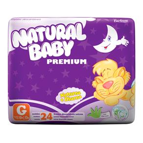 Fraldas Natural Baby Premium G - 24 Unidades