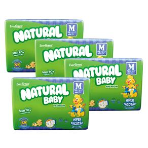 Fraldas Natural Baby Premium M - 232 Unidades