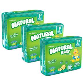Fraldas Natural Baby Premium P - 168 Unidades