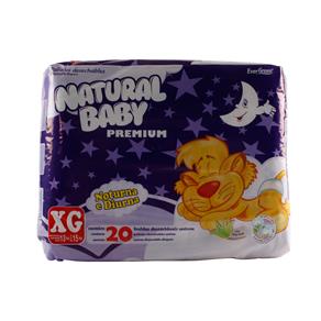 Fraldas Natural Baby Premium XG - 20 Unidades